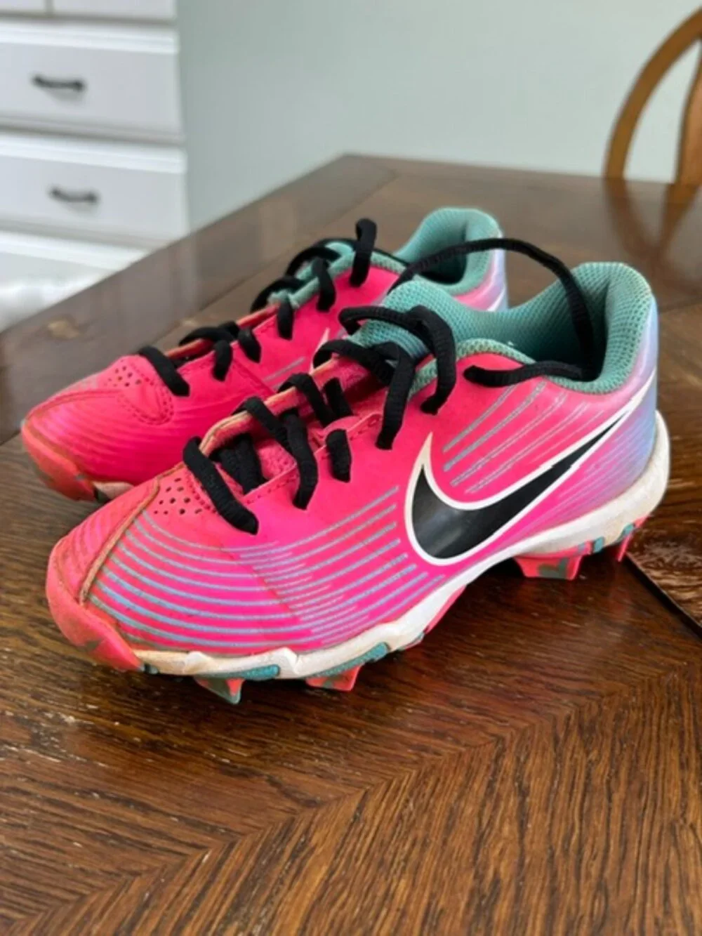 Nike Girls Hyperdiamond Keystone Softball Cleats - Size 12C